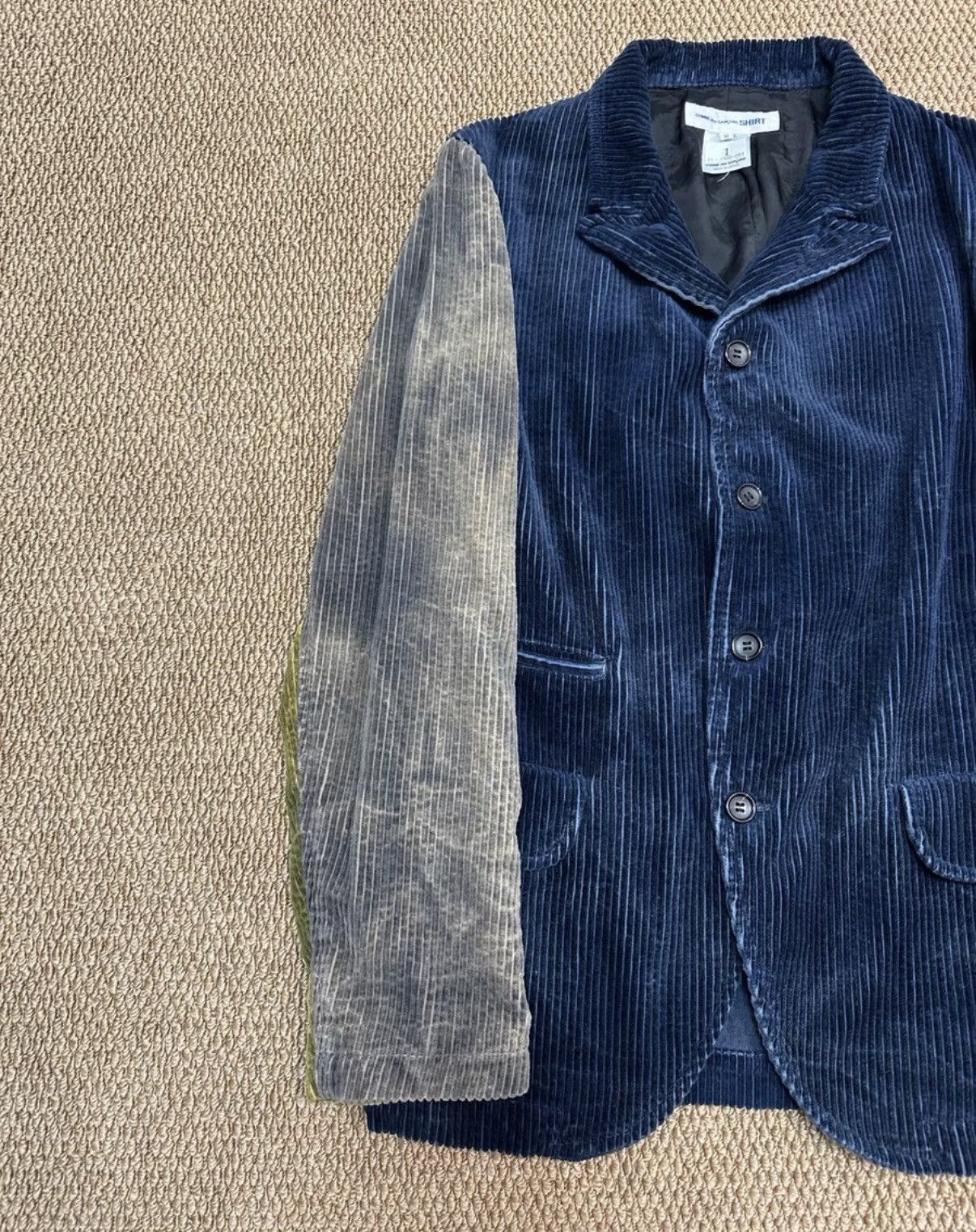 Comme des Garcons Comme des Garçons CDG Corduroy Deconstructed Blazer K23 Size US M / EU 48-50 / 2 - 2 Thumbnail