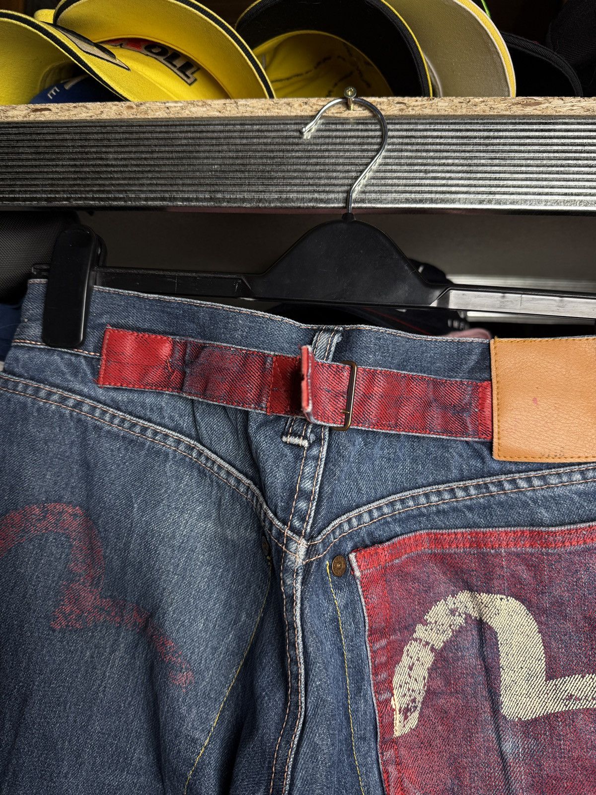 Evisu × Japanese Brand × Vintage Vintage Evisu Belt Pants Japan Size US 32 / EU 48 - 4 Thumbnail