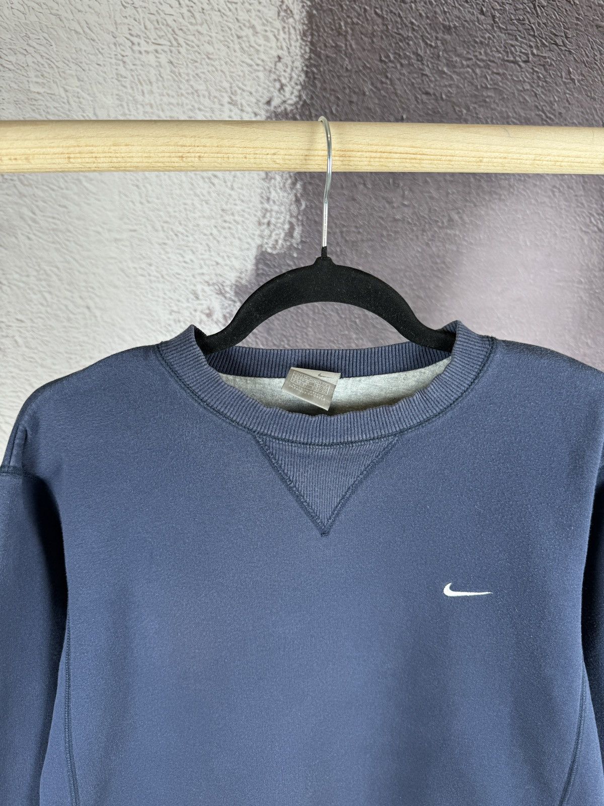 Nike × Vintage Nike vintage y2k blue faded sweatshirt size M Size US M / EU 48-50 / 2 - 8 Thumbnail