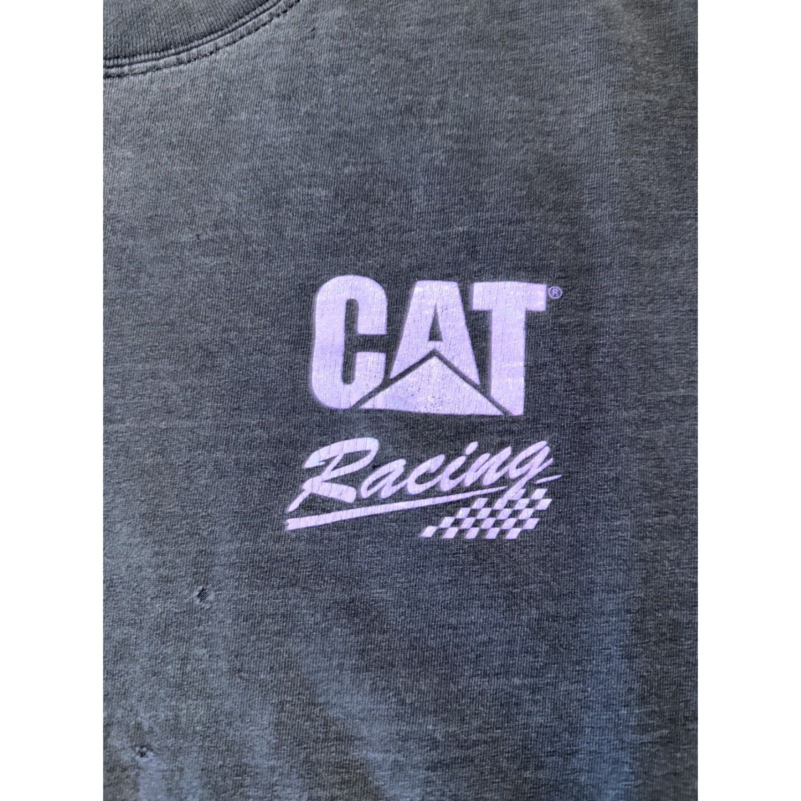 Gildan VINTAGE Ward Burton NASCAR T-Shirt Black XL Cat Racing 90s Single Stitch Shirt Mens | Black Cat | 90s NASCAR Graphic Mens XL Size US XL / EU 56 / 4 - 3 Thumbnail