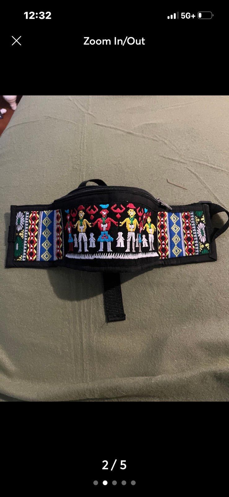 Other Waist Pouch/Fanny Pack Unisex Colorful Handwoven Mayan Weave Size ONE SIZE - 2 Thumbnail