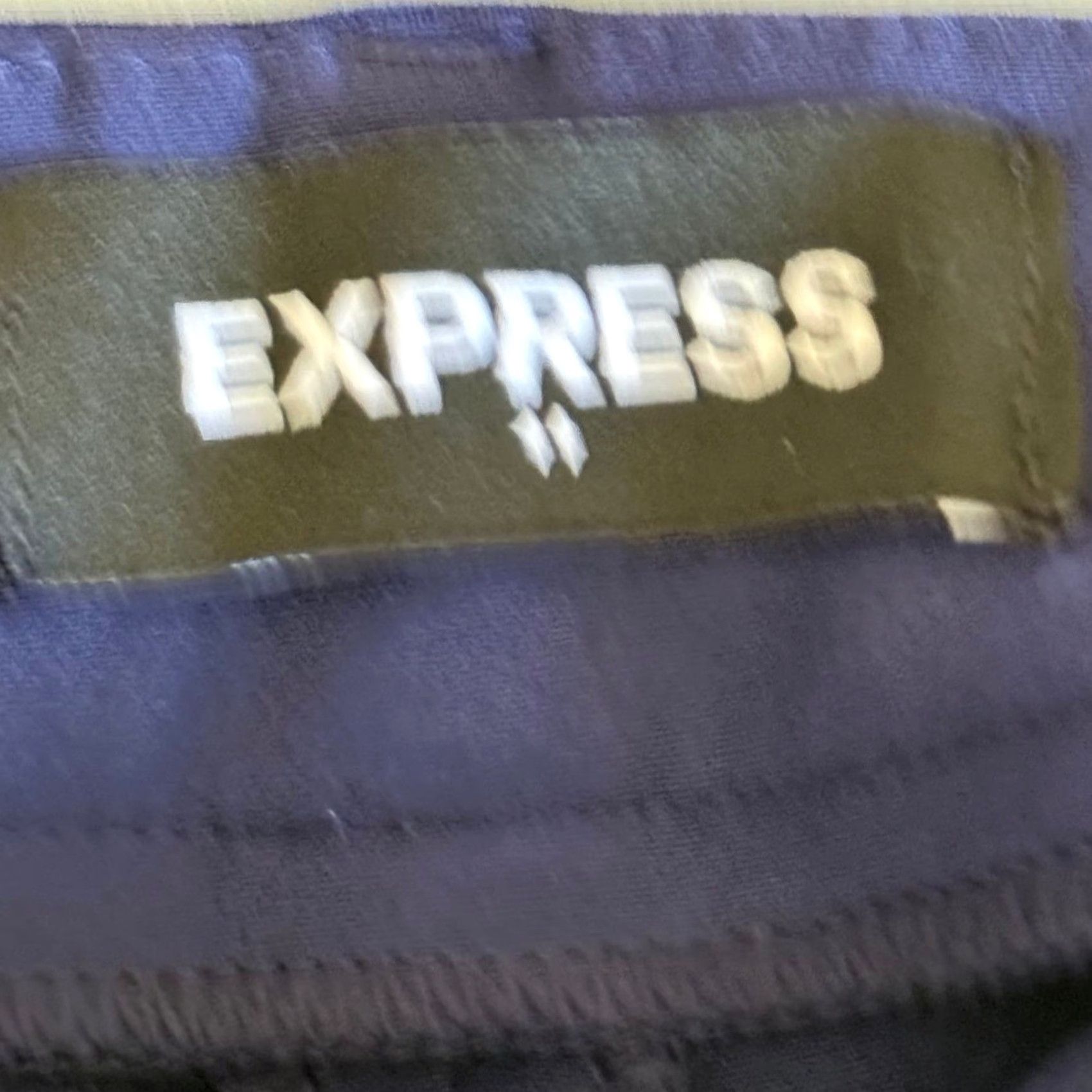 Express Express Womens Pants 6R Navy Blue Stretch Mid Rise Slim Skinny Trousers Workwear EUC Size 28" / US 6 / IT 42 - 5 Thumbnail