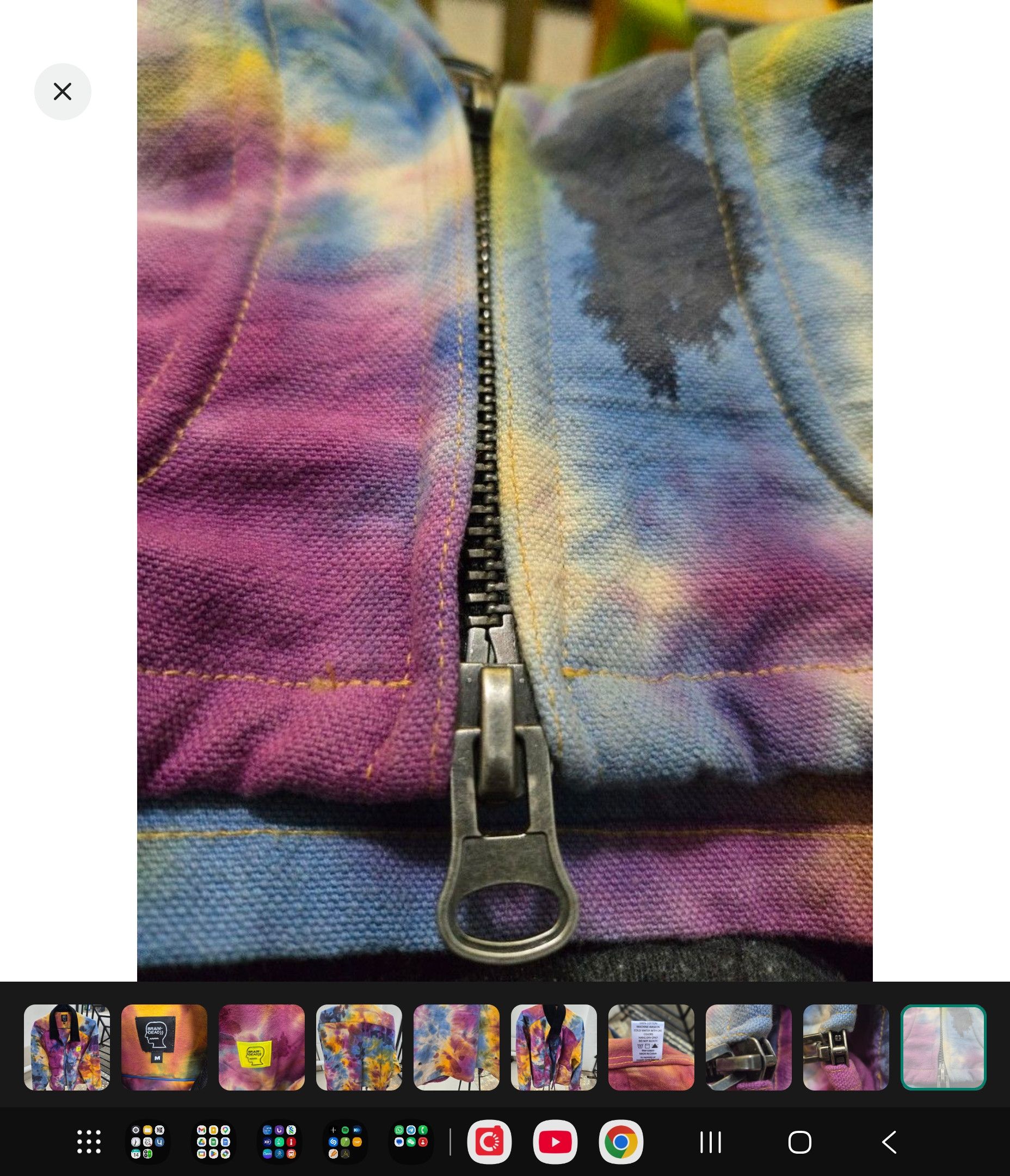 Brain Dead Tie Dye Chore Jacket Size US M / EU 48-50 / 2 - 7 Thumbnail