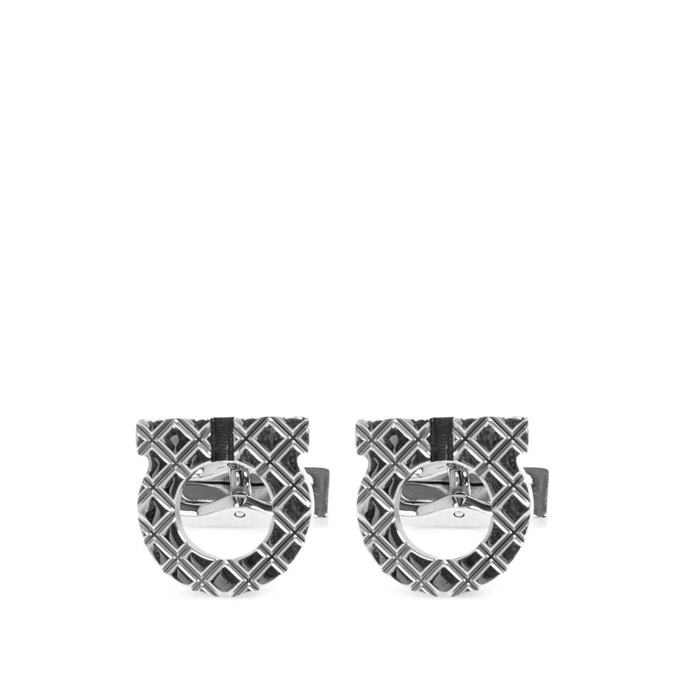 Salvatore Ferragamo Ferragamo SILVER Cufflinks Size ONE SIZE - 1 Thumbnail