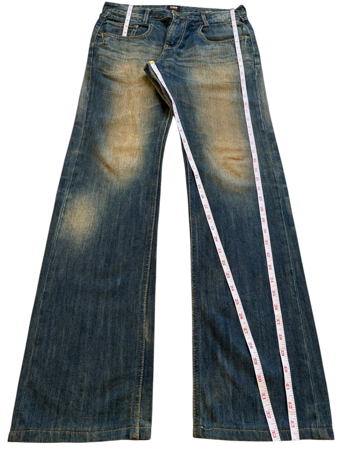 Lee Vintage 90s Lee Mud Wash Loose Jeans Size US 32 / EU 48 - 13 Thumbnail