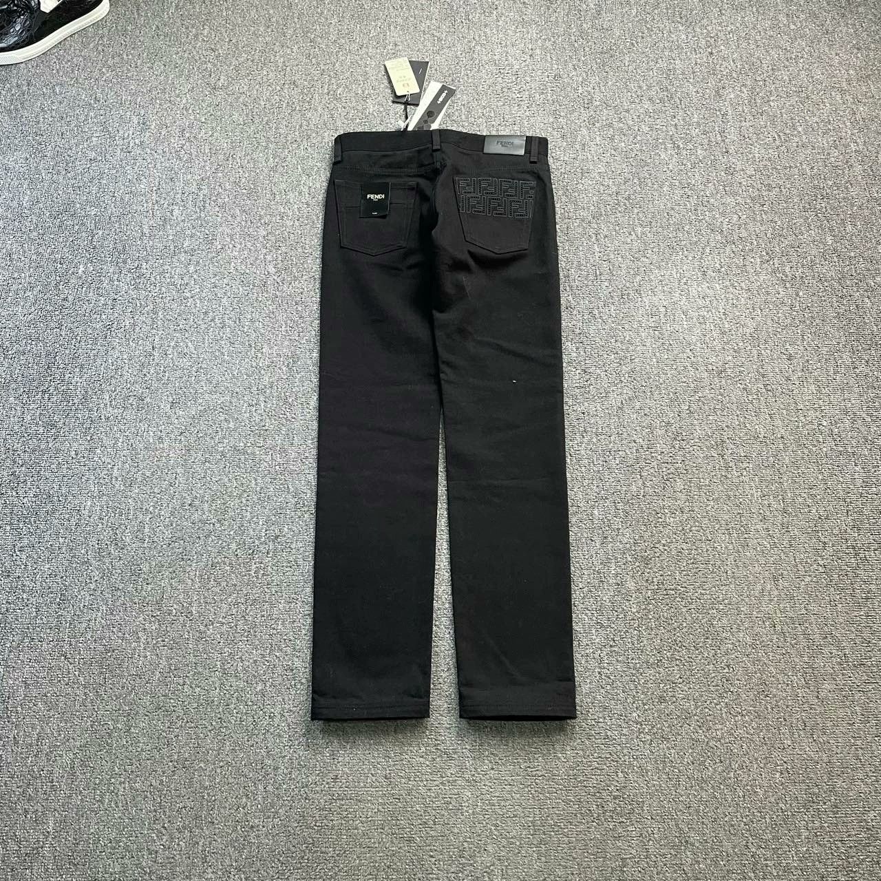 Fendi FENDI Black Jeans Size 31 Size US 31 - 2 Thumbnail