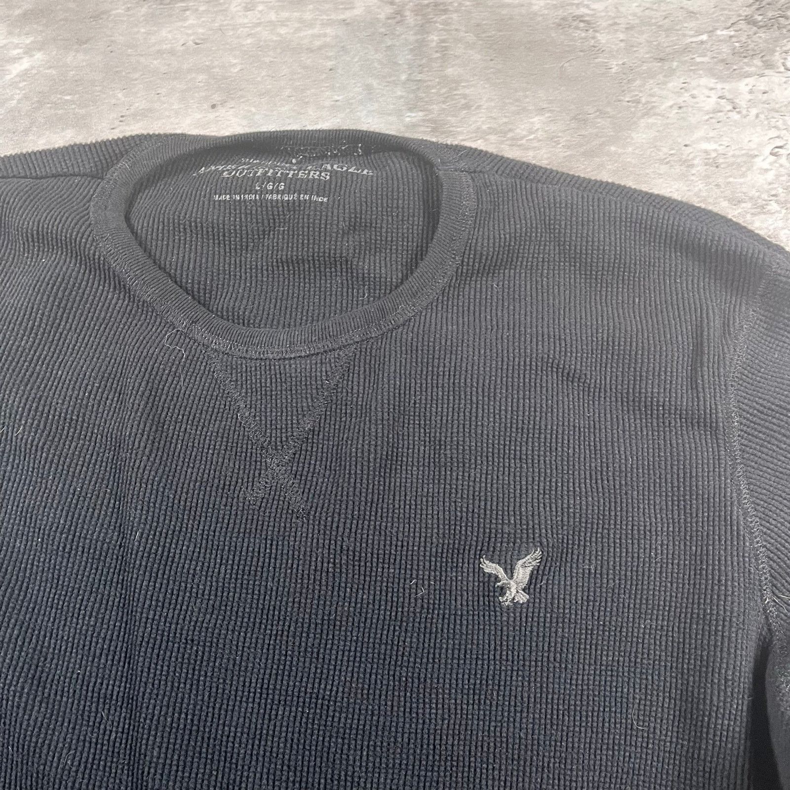 American Eagle Outfitters Black thermal Size US L / EU 52-54 / 3 - 3 Thumbnail