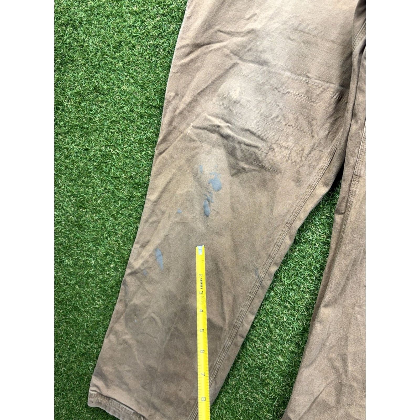 Vintage Duluth Mens Pants 36x34 Flex Fire Hose Carpenter Canvas Workwear Size 36 Brown Straight 5-Pocket Tech Flex Fire Hose Carpenter Pant Mens Size US 36 / EU 52 - 4 Thumbnail