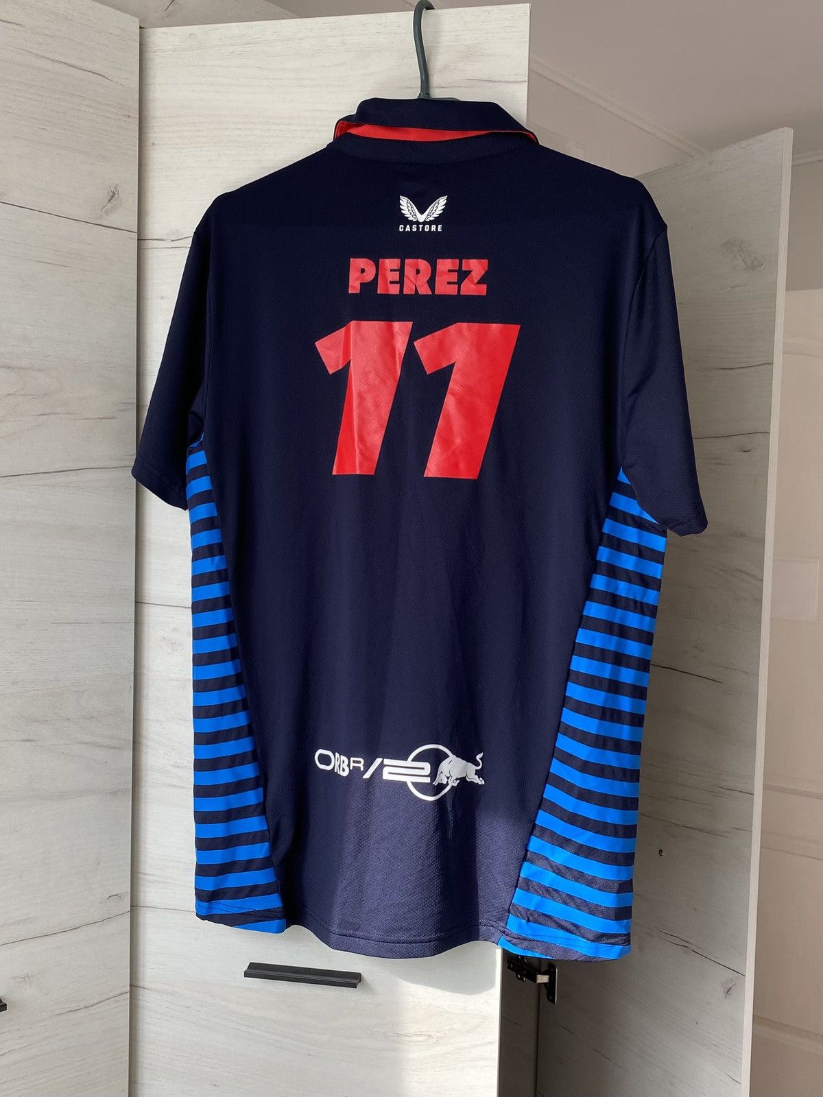 Castore Red Bull Racing Perez 11 Castore Polo Shirt Navy M Size US M / EU 48-50 / 2 - 3 Thumbnail