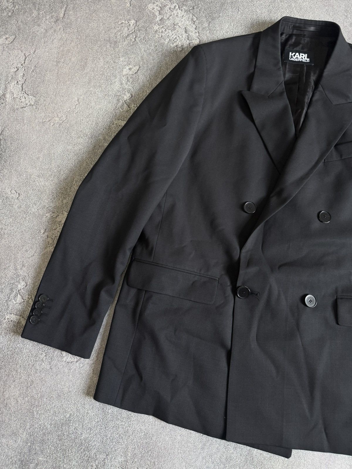 Karl Lagerfeld Karl Lagerfeld 54size double breasted button blazer jacket Size 54R - 7 Thumbnail
