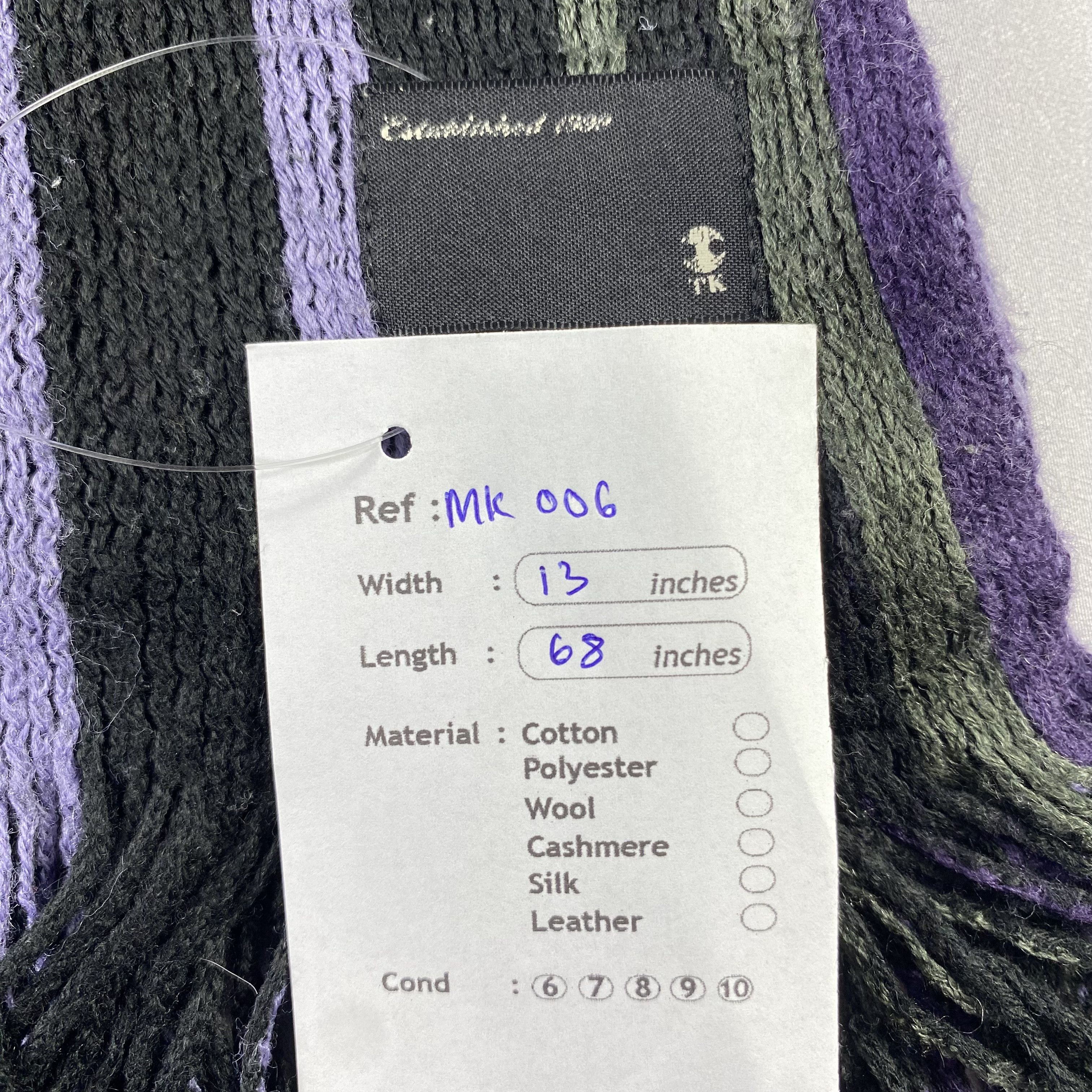 Japanese Brand × Takeo Kikuchi Takeo Kikuchi Scarf Neck Wrap Knit Muffler Size ONE SIZE - 5 Thumbnail