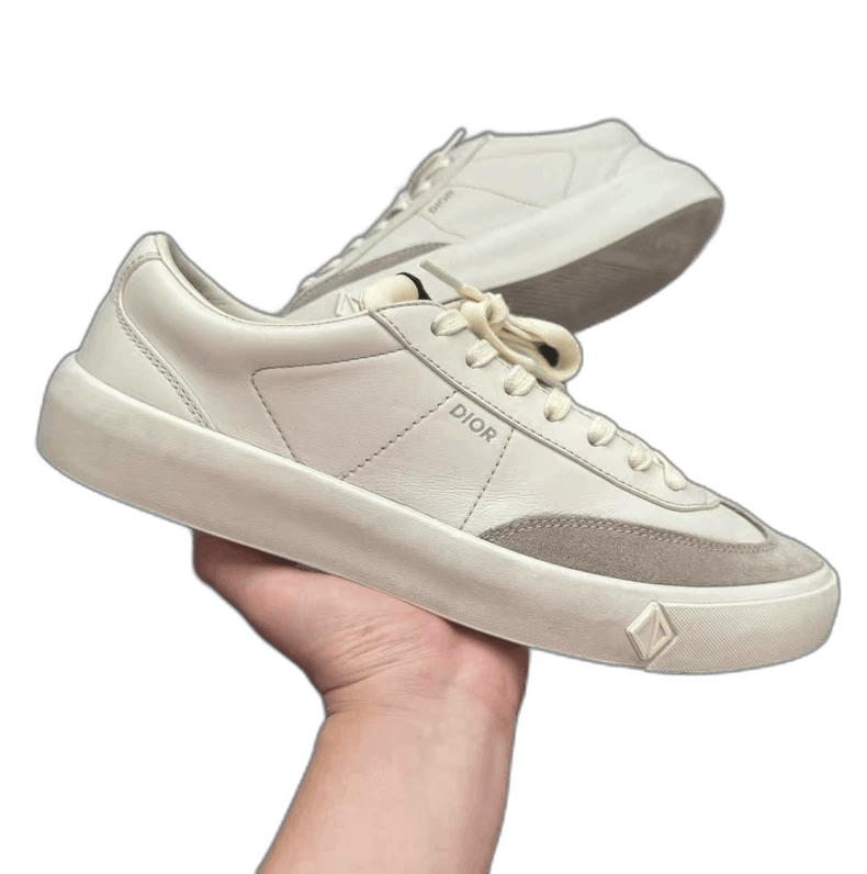 Dior DIOR Leather Sneakers in Excellent Condition Size US 10.5 / EU 43-44 - 1 Thumbnail