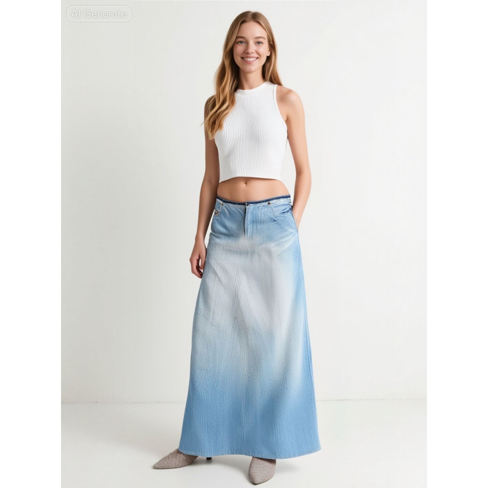 Diesel Diesel De- Pago Denim Skirt NWT size: 26 Size 26" / US 2 / IT 38 - 1 Thumbnail