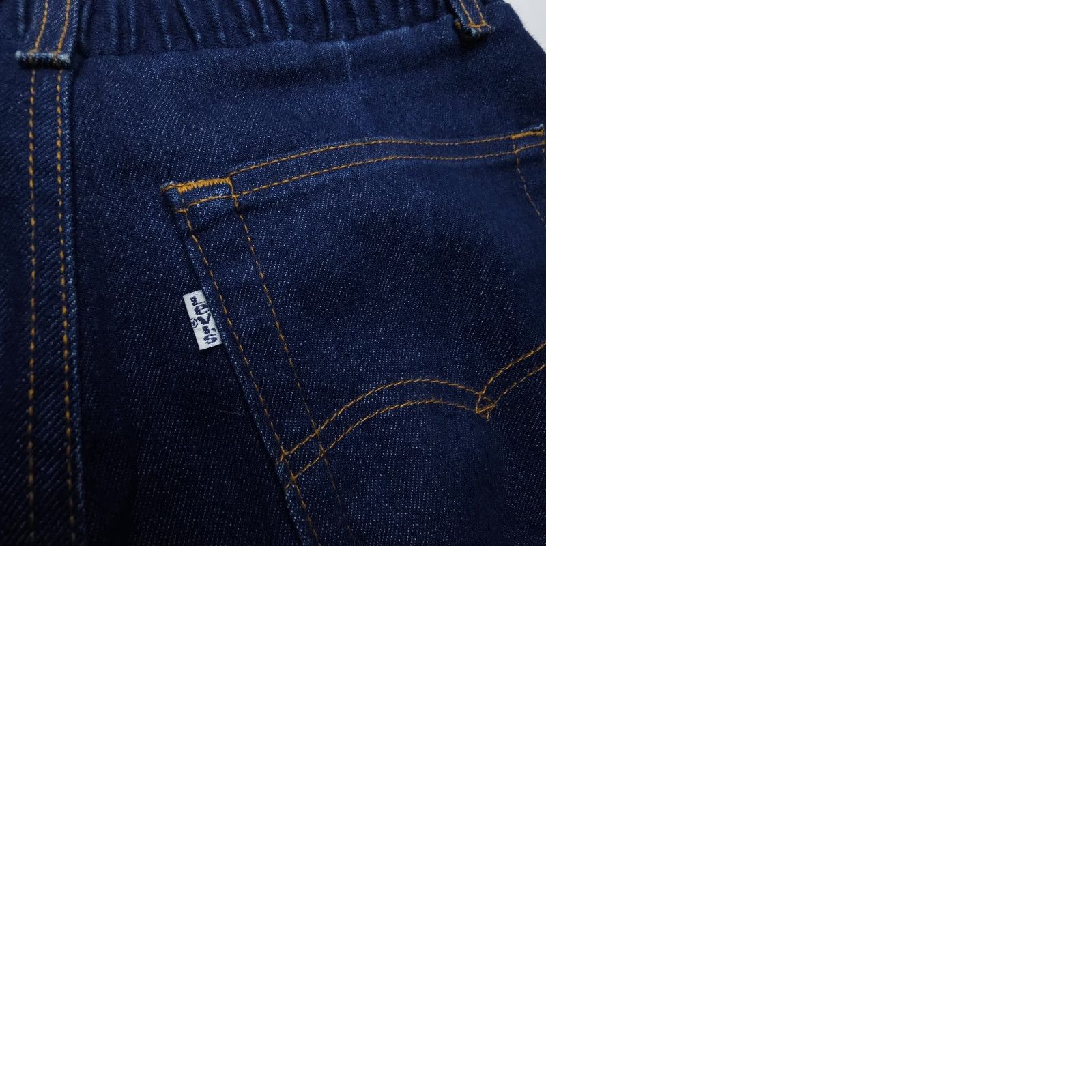 Levi's VINTAGE Levi's Jeans Cropped High Rise Prop Short 31 x 26" Dark Wash 80s 90s Women Blue Denim Size 24" / US 00 / IT 34 - 9 Thumbnail