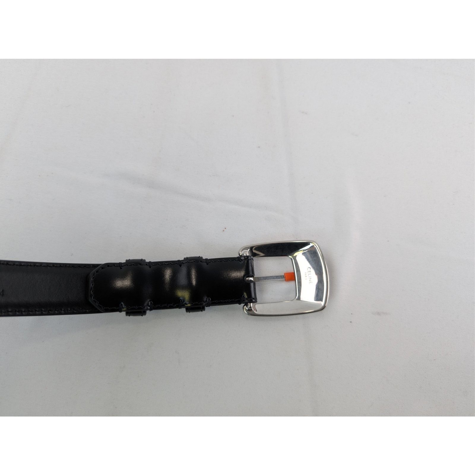 Celine o1rshd1 Size: 95cm / Men's Belt in Black Size 38 - 9 Thumbnail