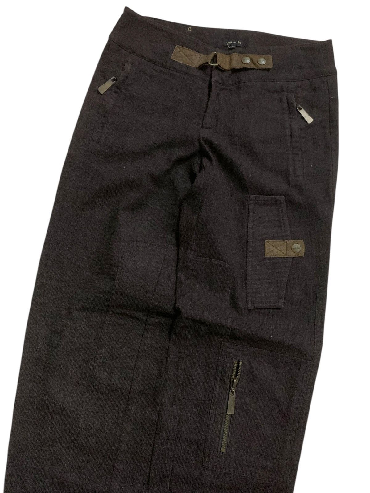 Japanese Brand 💥Avant-Garde Japanese Designer Mi-tu Cargo Pant Size 26" / US 2 / IT 38 - 2 Thumbnail