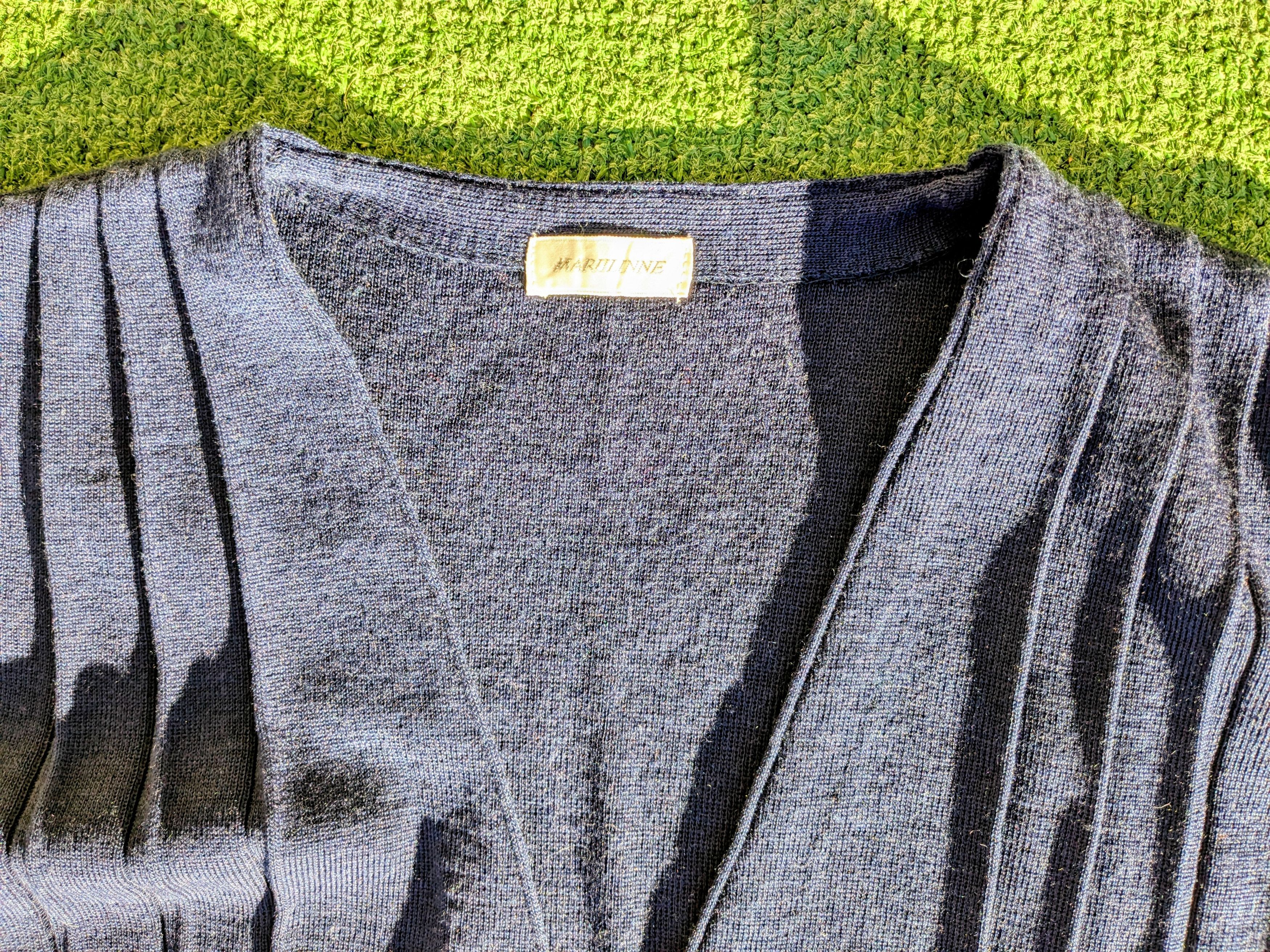 Other Japanese Ridged Marulinne Button Acrylic/Wool Sweater Vest Size M / US 6-8 / IT 42-44 - 6 Thumbnail
