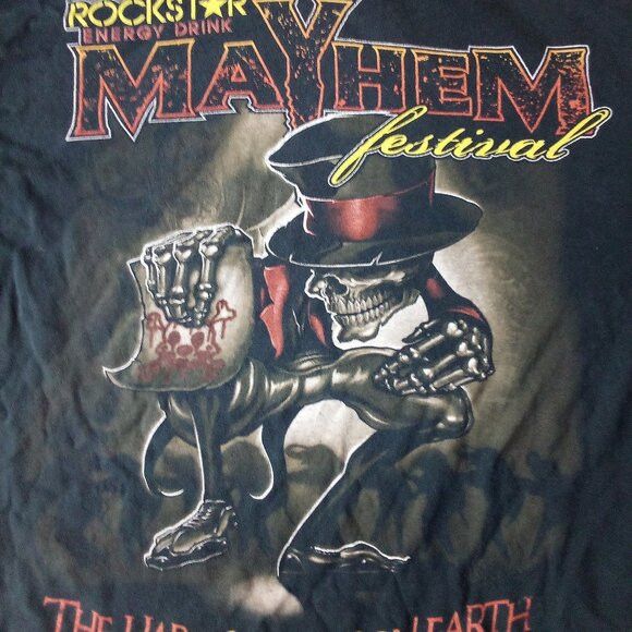 Band Tees × Rockstar Games Rockstar Mayhem Festival 2010 Tour T-Shirt Size US M / EU 48-50 / 2 - 1 Thumbnail