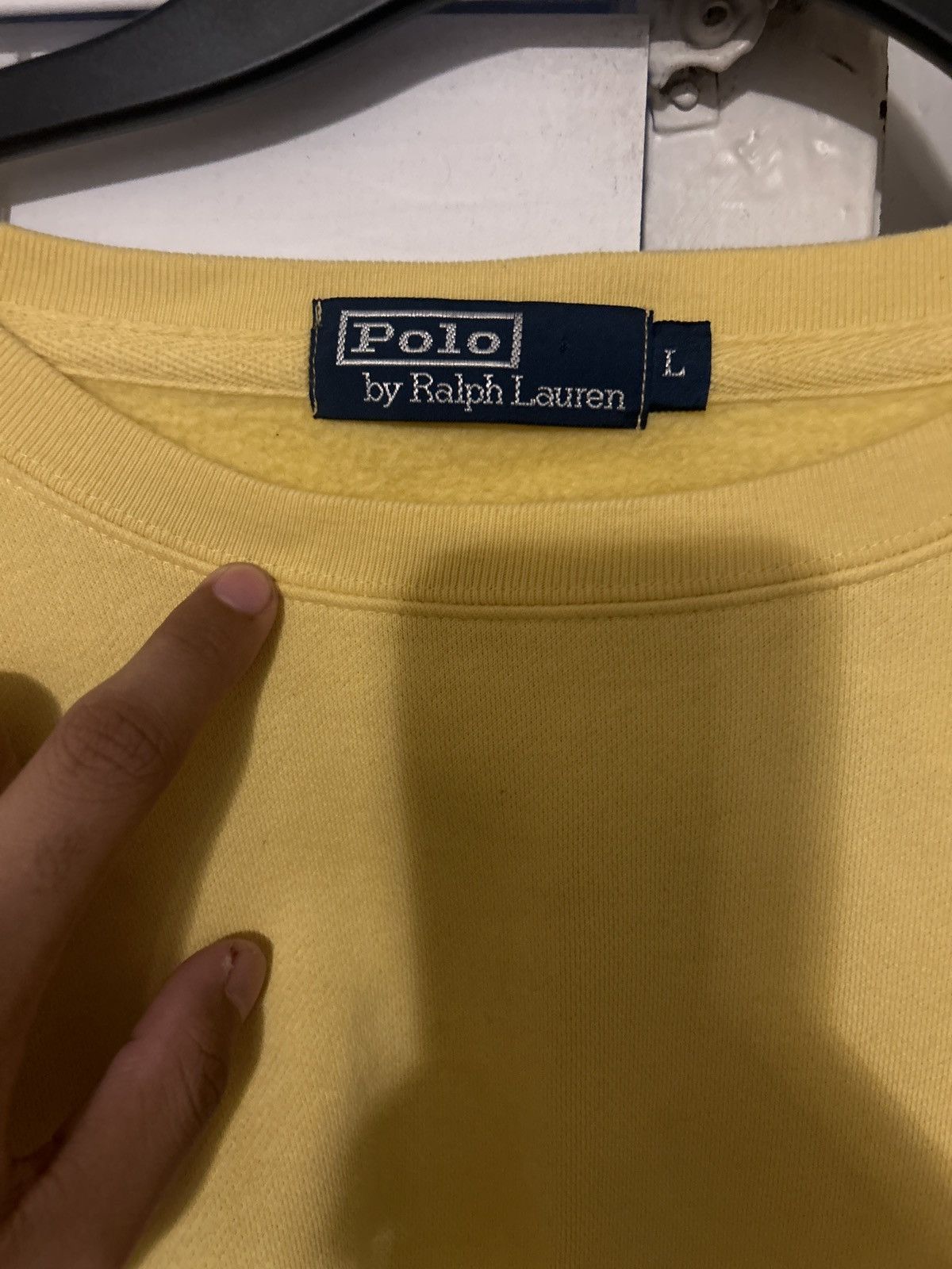 Polo Ralph Lauren Yellow long sleeve sweater polo Ralph Lauren Size US L / EU 52-54 / 3 - 2 Thumbnail