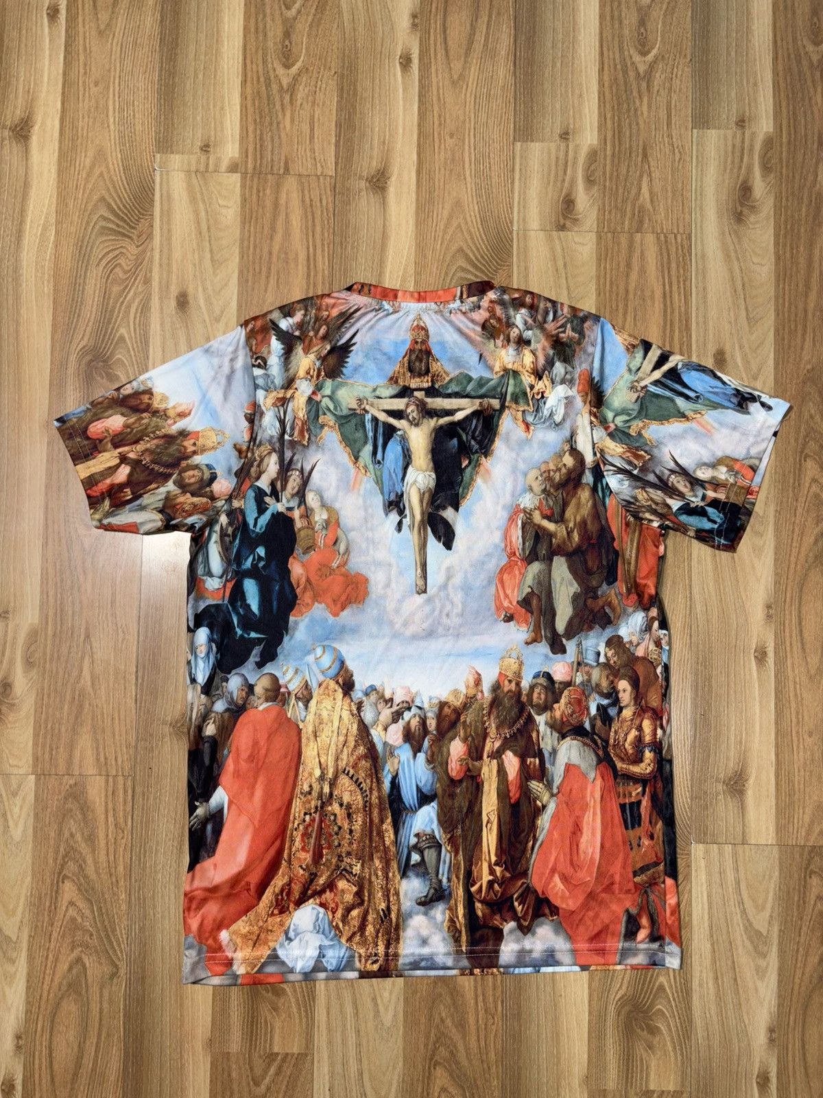 Vintage ABG "Adoration of the Trinity" T-Shirt - Renaissance Art Size US S / EU 44-46 / 1 - 2 Thumbnail