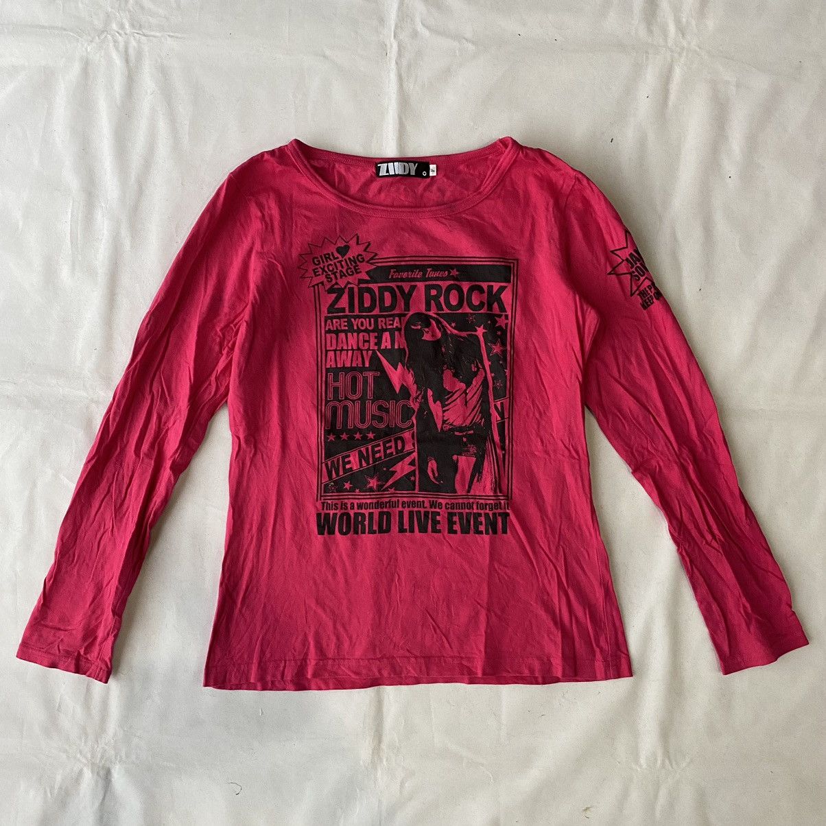 Hysteric Glamour × If Six Was Nine × Japanese Brand Japanese Sick Ziddy Rock Hot Pink Hysteric Glamour Style Size US M / EU 48-50 / 2 - 4 Thumbnail