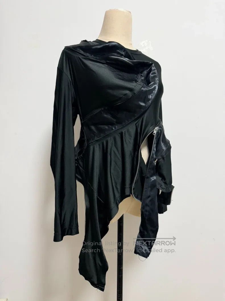 Comme Des Garcons Zippered Deconstructed Shirt