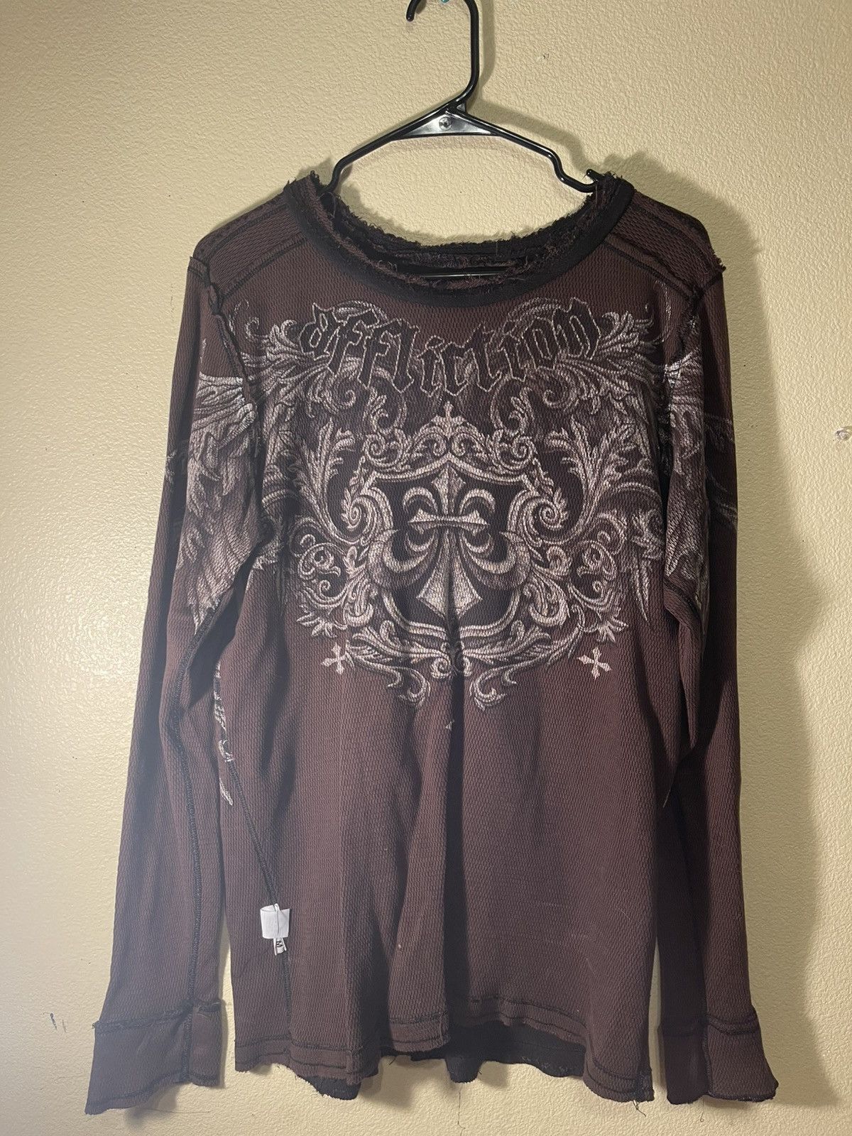 Affliction Vintage y2k distressed Affliction reversible long sleeve Size US M / EU 48-50 / 2 - 1 Thumbnail