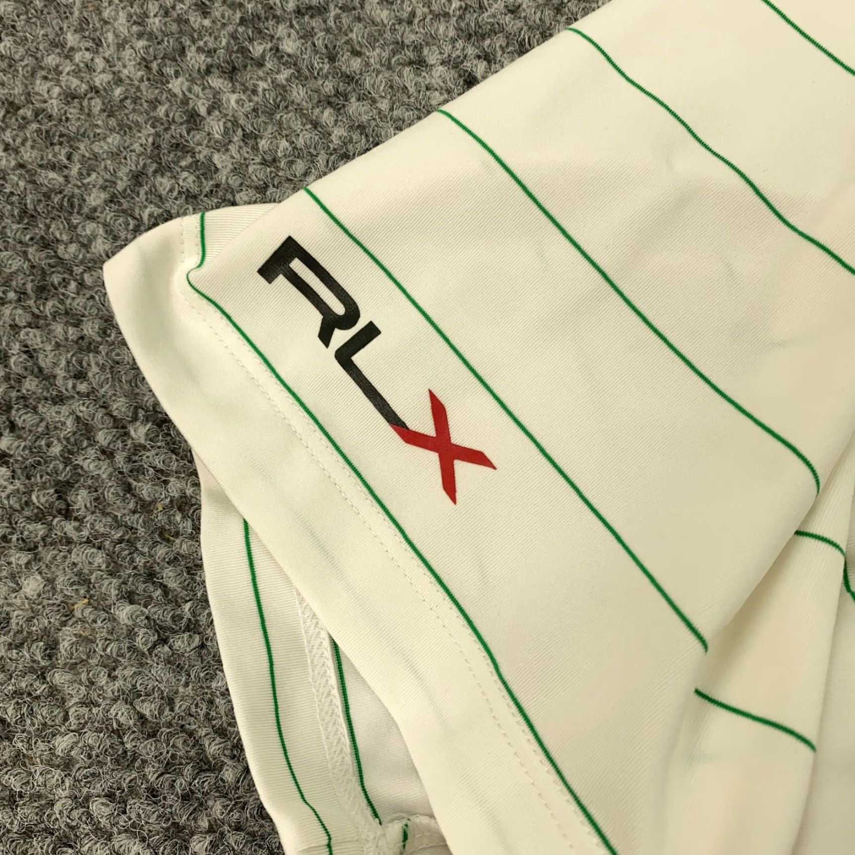 Ralph Lauren RLX Ralph Lauren Golf Polo Shirt Mens Large White Striped Embroidered Stretch Polo Shirt Mens L White Striped Embroidered Stretch Size US L / EU 52-54 / 3 - 3 Thumbnail