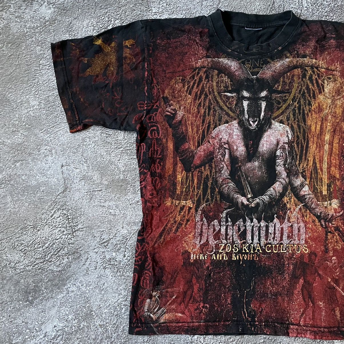 Vintage Vintage 90s Behemoth Graphic Tee Thrashed Horror Grunge M Size US M / EU 48-50 / 2 - 4 Thumbnail