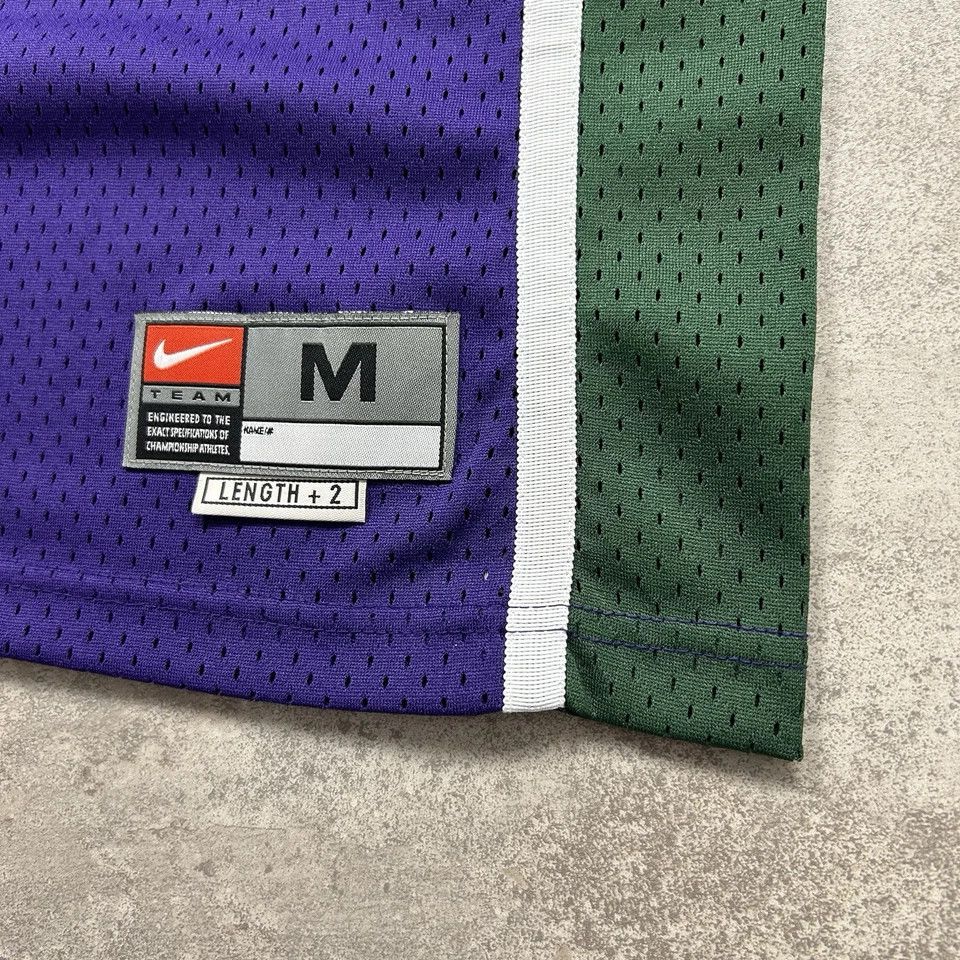 NBA × Nike × Vintage MILWAUKEE BUCKS RAY ALLEN NIKE SWINGMAN JERSEY PURPLE SIZE M Size US M / EU 48-50 / 2 - 5 Thumbnail