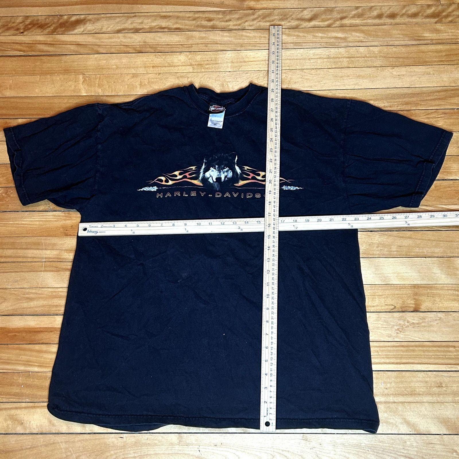 Harley Davidson Y2K Harley Davidson Flame Wolf XXL Size US XXL / EU 58 / 5 - 6 Thumbnail