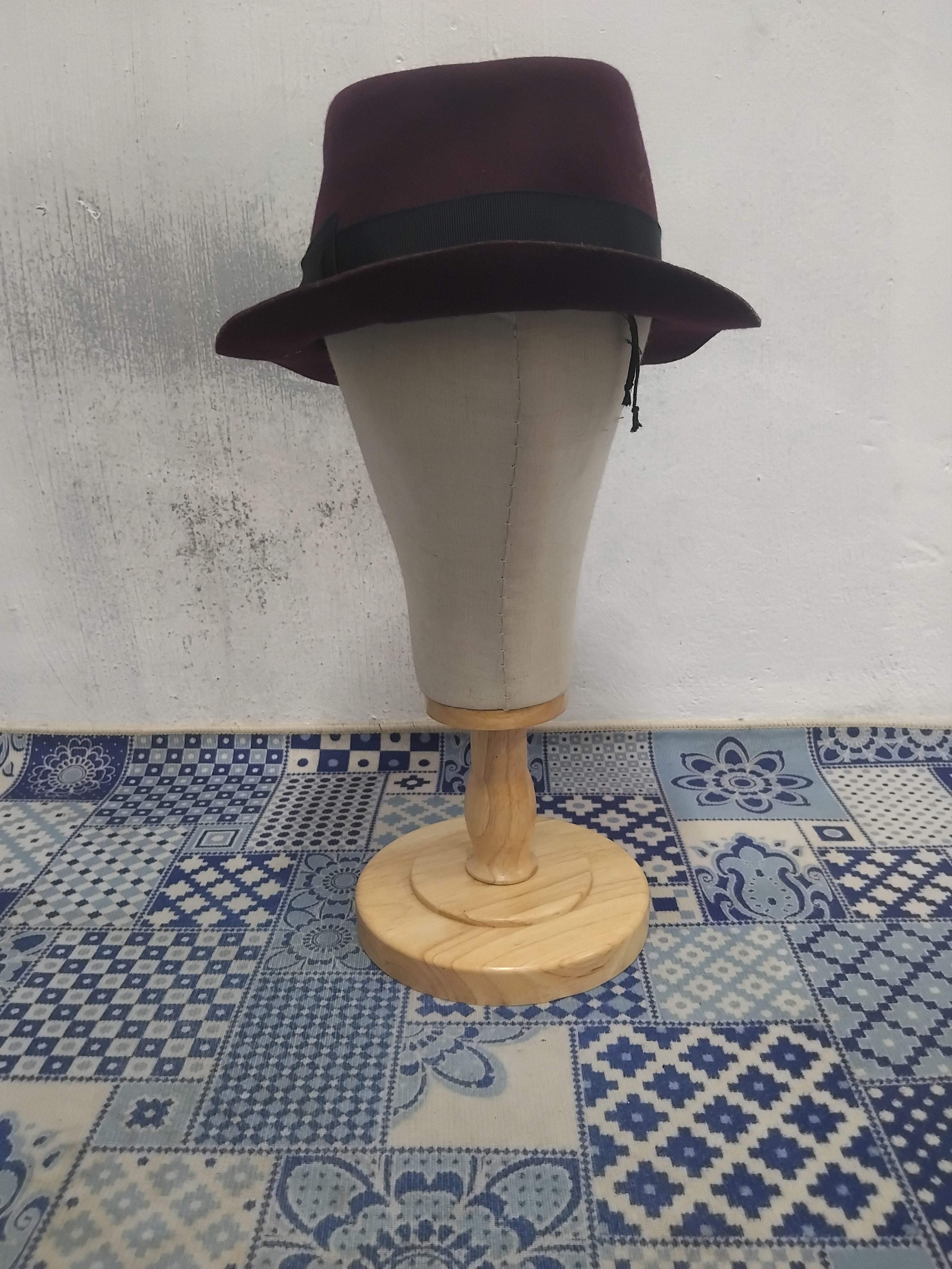CA4LA CA4LA Made in Japan marron wool fedora hat Size ONE SIZE - 9 Thumbnail