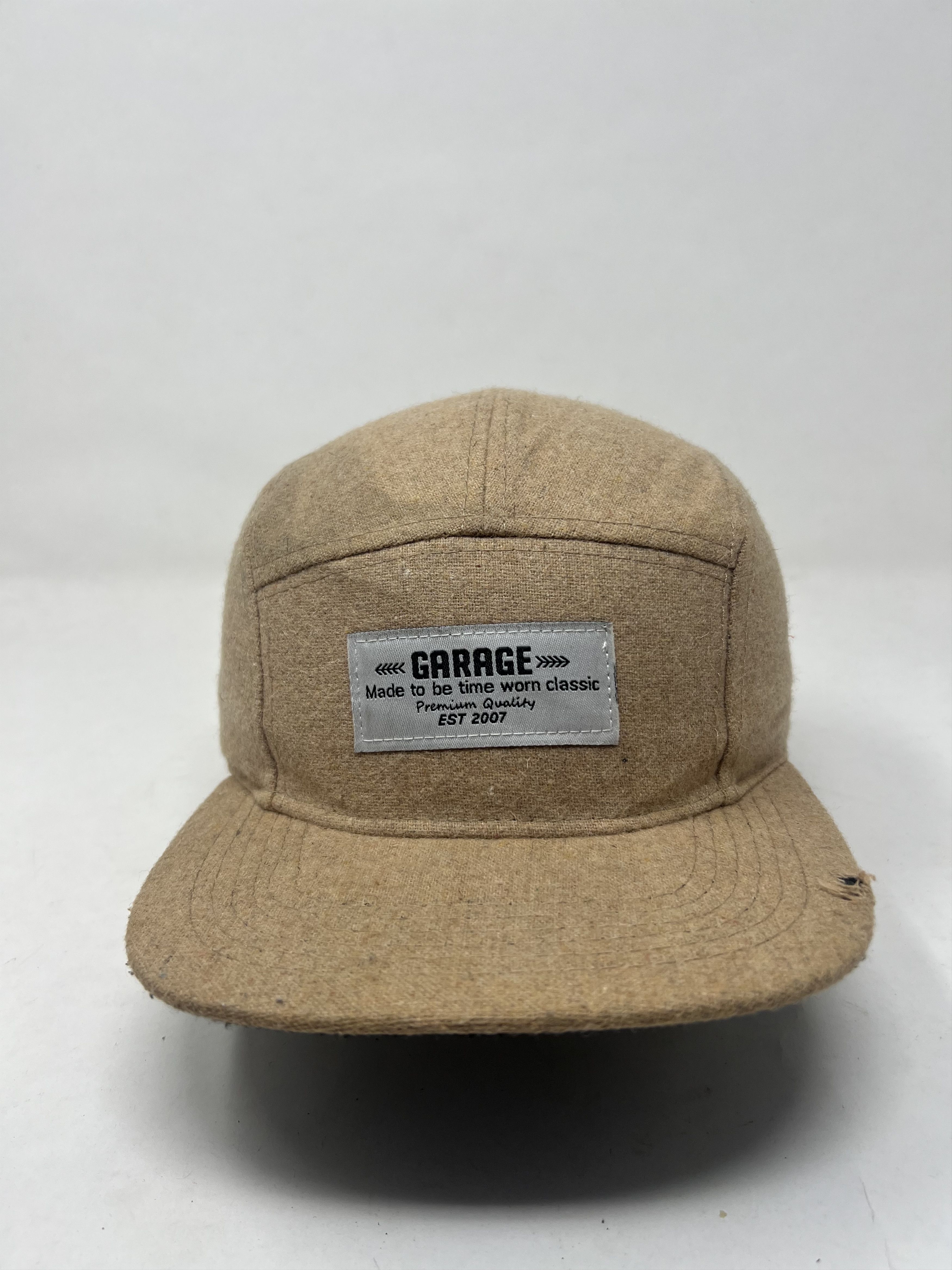 Hat Club Garage 5 Panel Wool Hat Size ONE SIZE - 2 Thumbnail