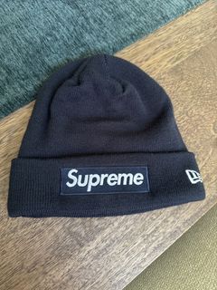 New Era Supreme Box Logo Beanie | Grailed