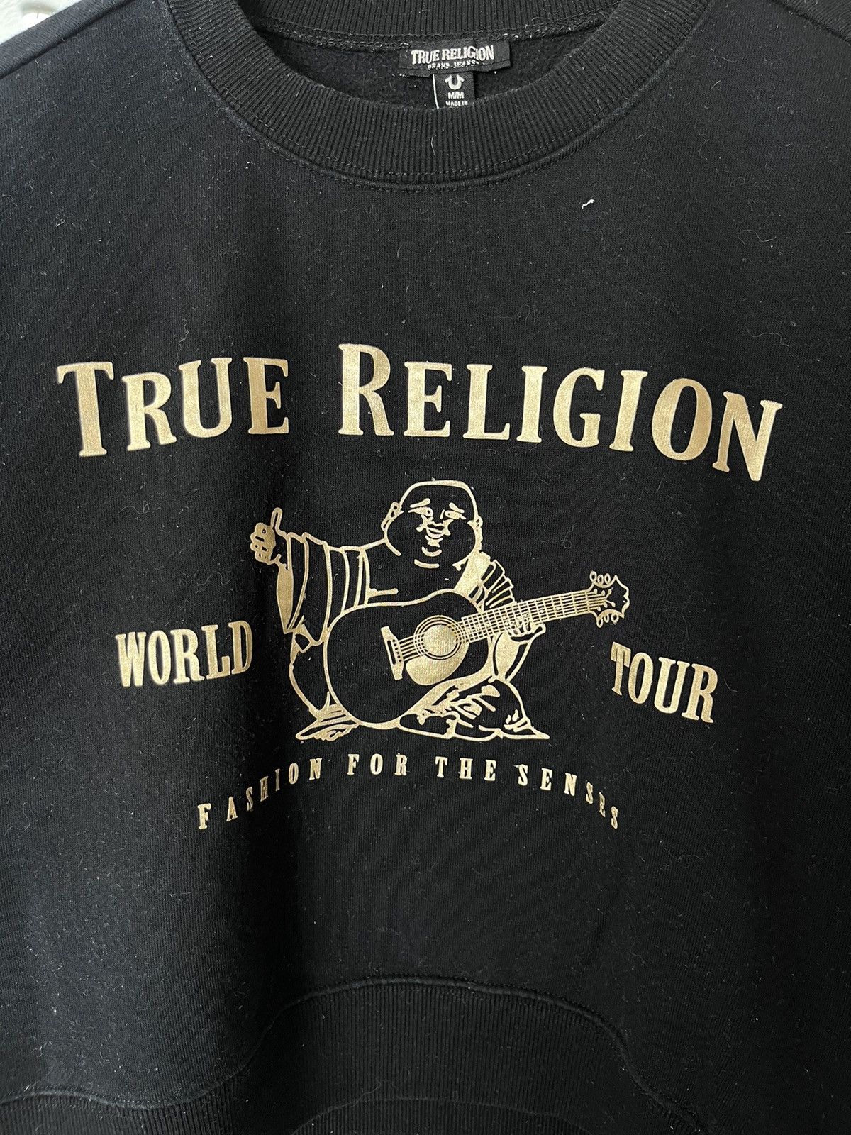 True Religion True Religion Buddha Crop W’s Crewneck Sweatshirt Size M / US 6-8 / IT 42-44 - 3 Thumbnail