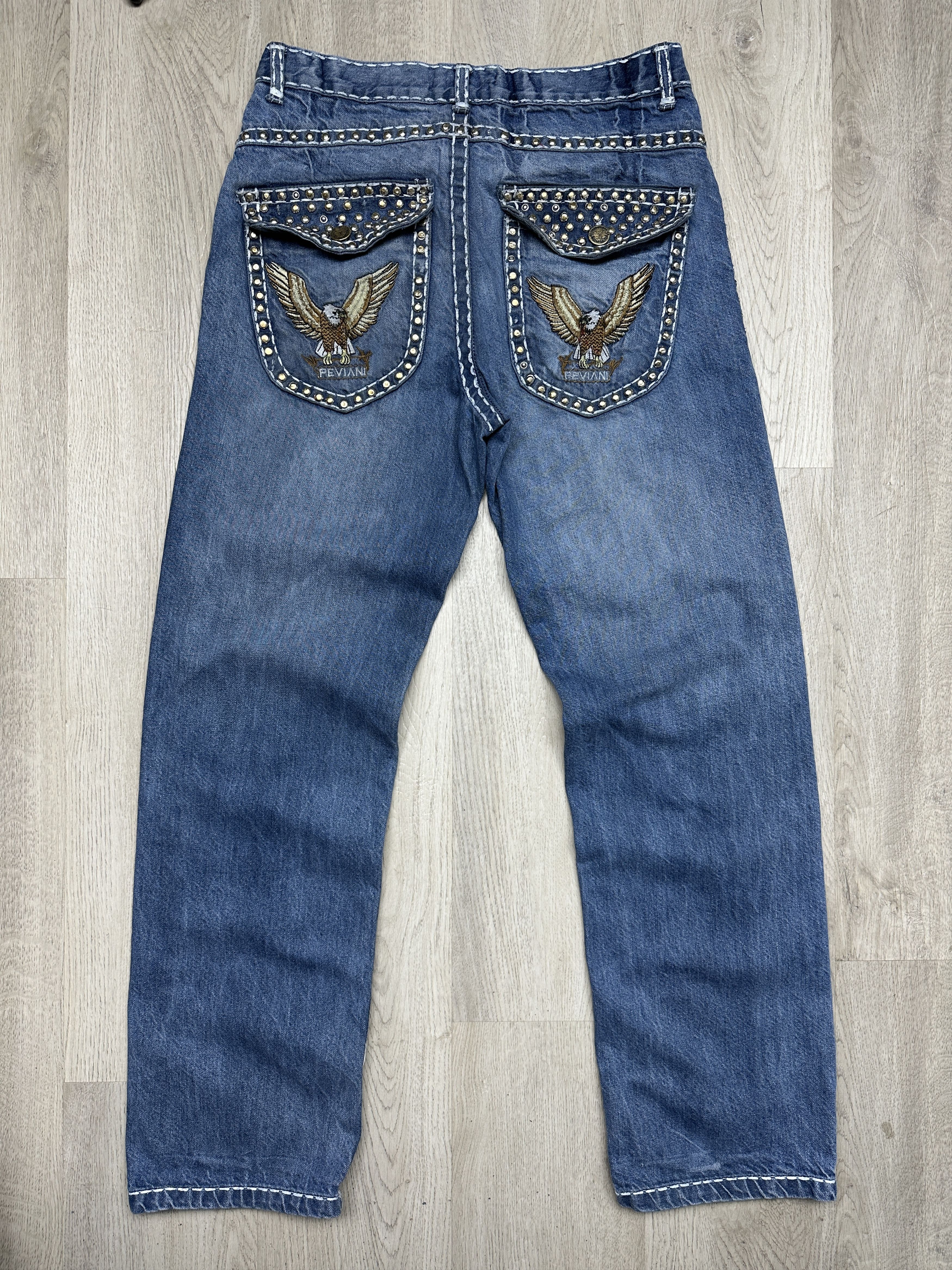 Japanese Brand Peviani Japanese Style Vintage Mens Denim Pants Jeans Size US 34 / EU 50 - 1 Thumbnail