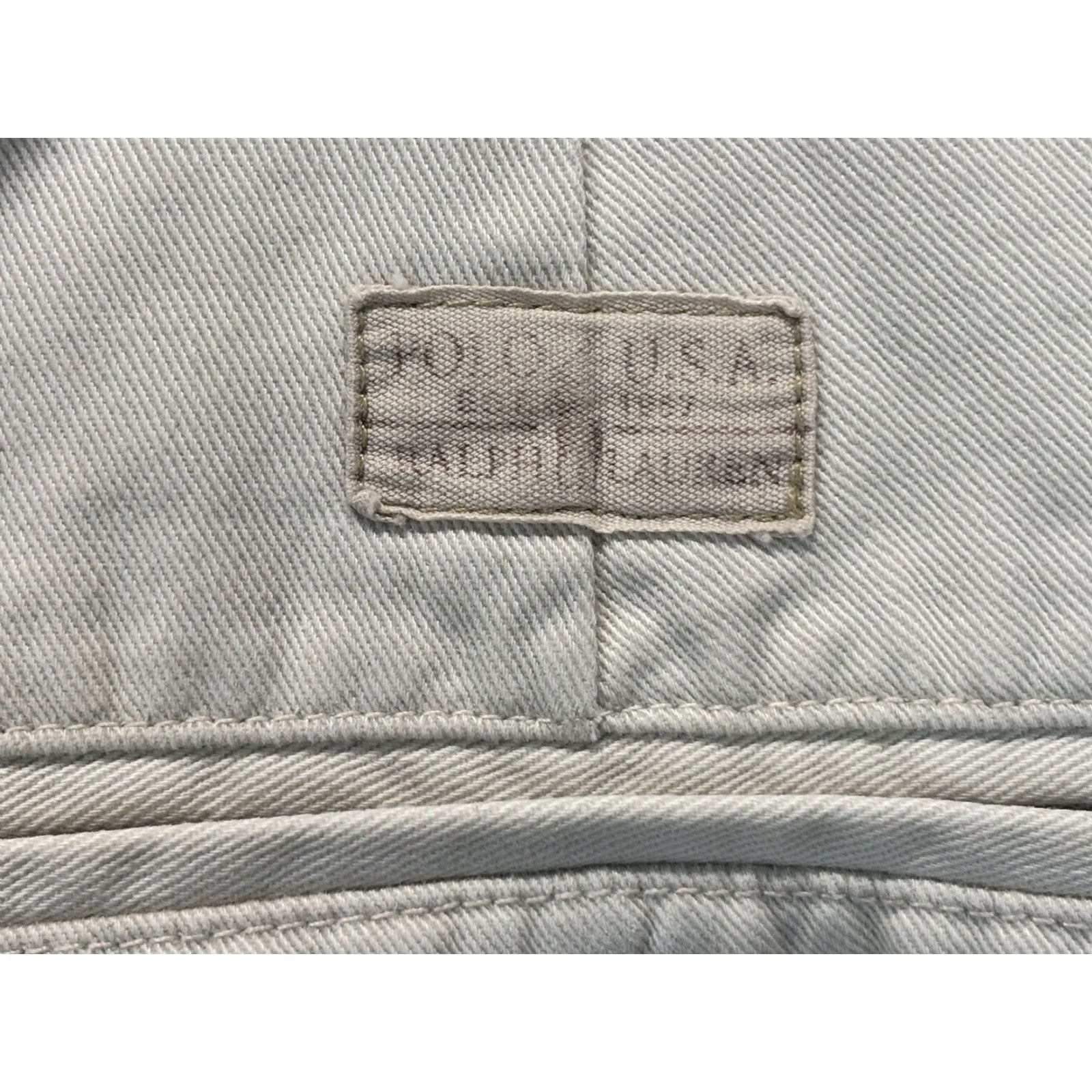 Polo Ralph Lauren VINTAGE Polo Ralph Lauren Chino Shorts Mens 42 Beige Flat Front 90s Preppy Resort Golf Regular Men Size US XL / EU 56 / 4 - 3 Thumbnail