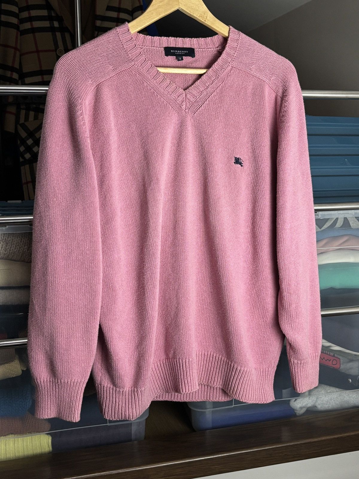 Burberry Burberry London Vintage Loose Knit Sweater Size S / US 4 / IT 40 - 2 Thumbnail