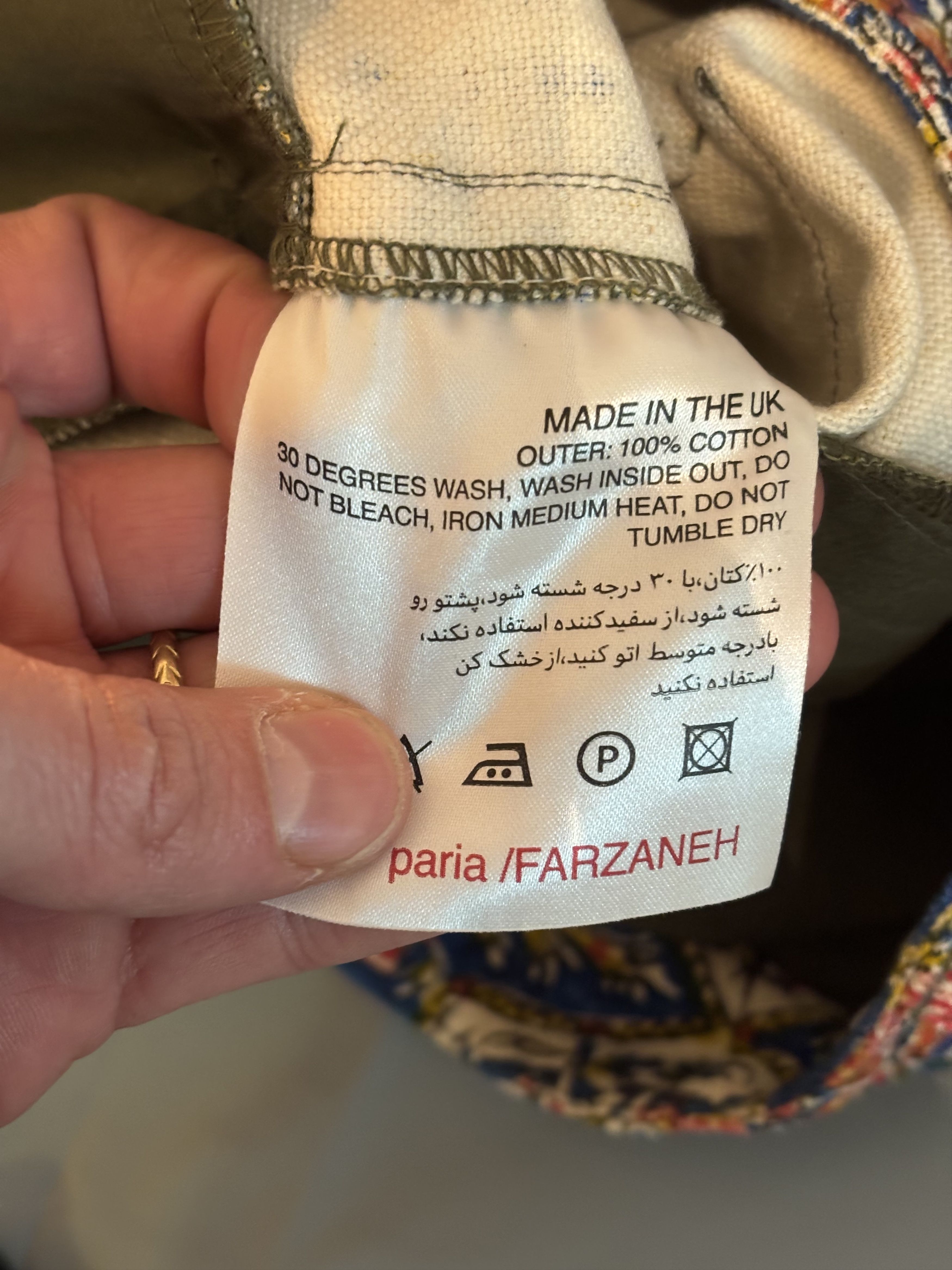 Paria Farzaneh Pantalon cargo à motifs Paria Farzaneh neuf avec étiquette Size US 32 / EU 48 - 15 Thumbnail
