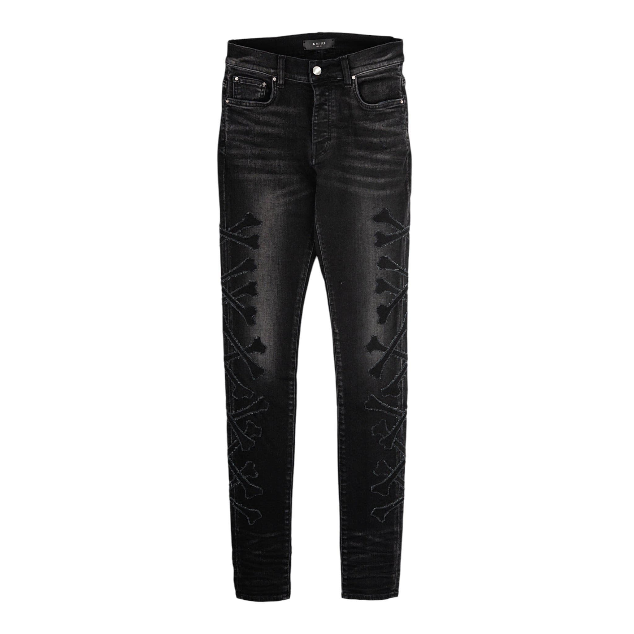 Amiri Amiri NY XO Bones Jeans Aged Black Size US 36 / EU 52 - 1 Thumbnail