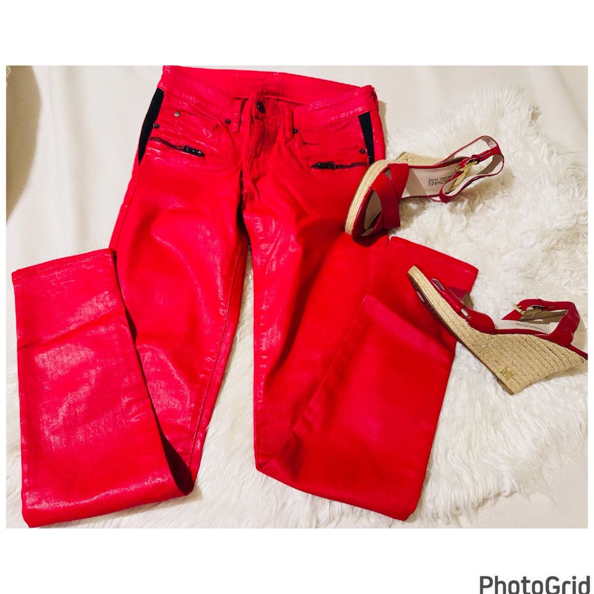 Denim & Supply Ralph Lauren Ralph Lauren Denim & Supply Waxed Jeans 26/32 Size 26" / US 2 / IT 38 - 2 Thumbnail