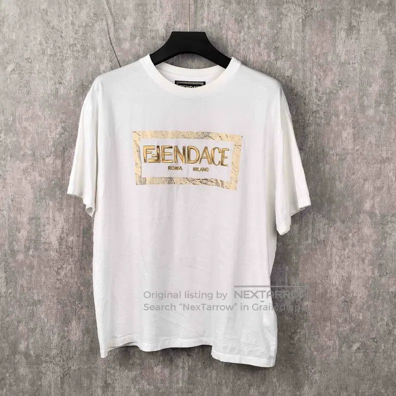 Fendi Fendi &Versace co-branded men's T-shirt Size US XXL / EU 58 / 5 - 1 Thumbnail