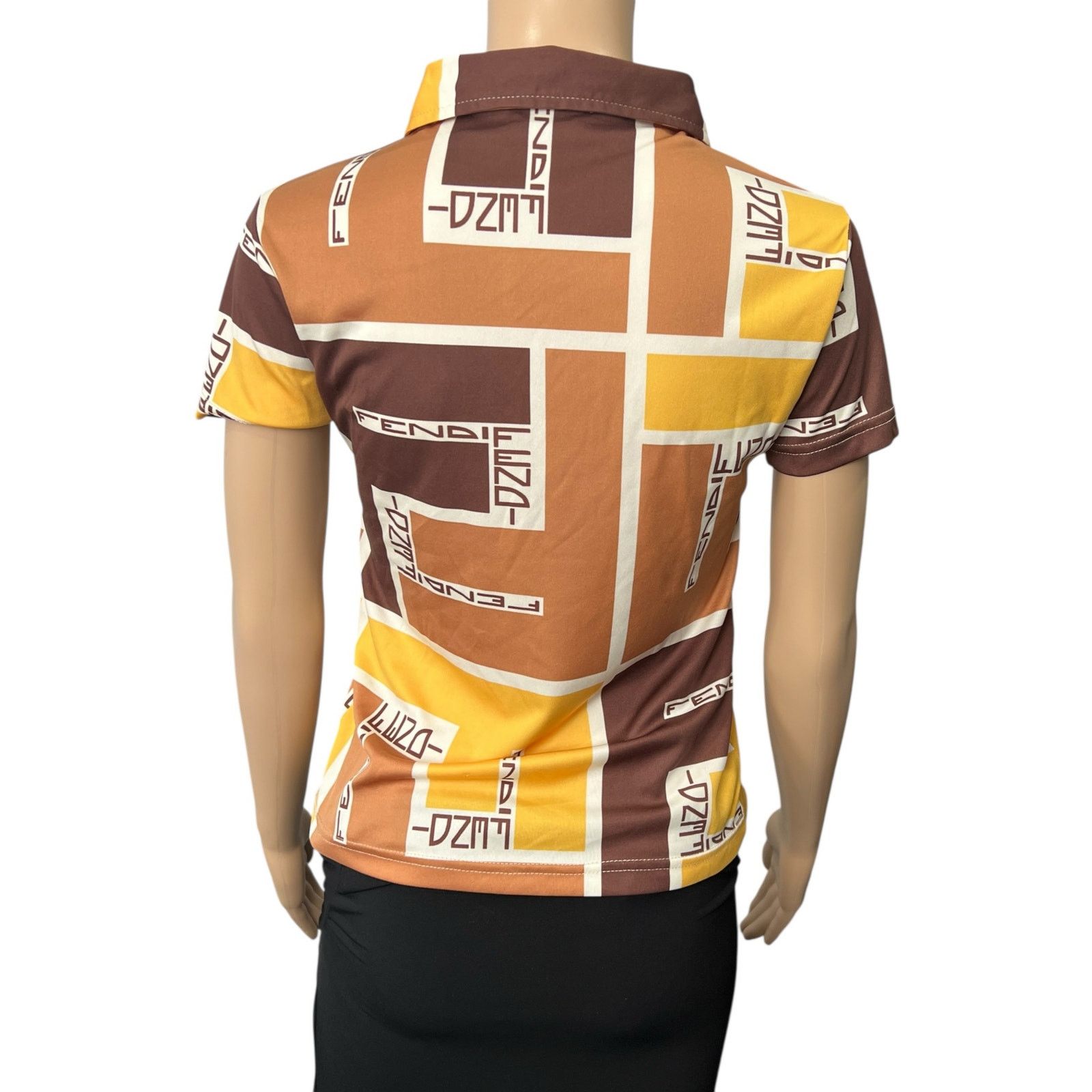 Fendi Fendi Vintage Polo Tee Size S / US 4 / IT 40 - 4 Thumbnail