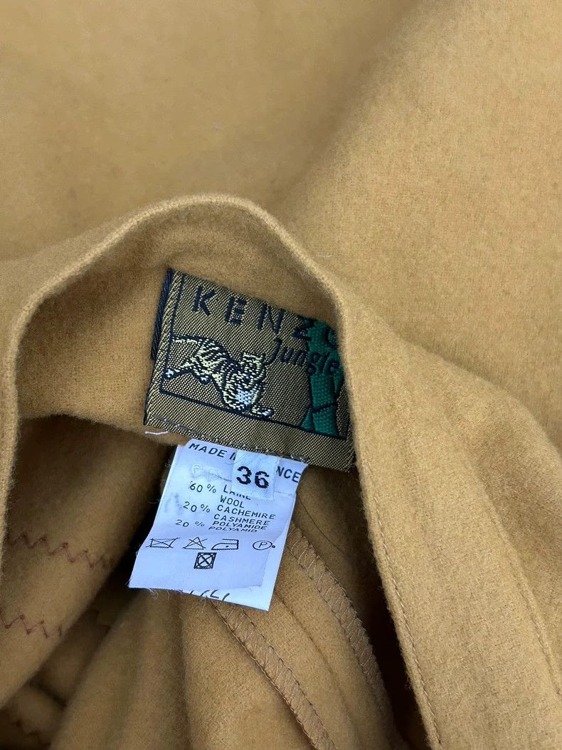 Other KENZO Jiang yellow woolen embroidered skirt vintage Size 24" / US 00 / IT 34 - 8 Thumbnail