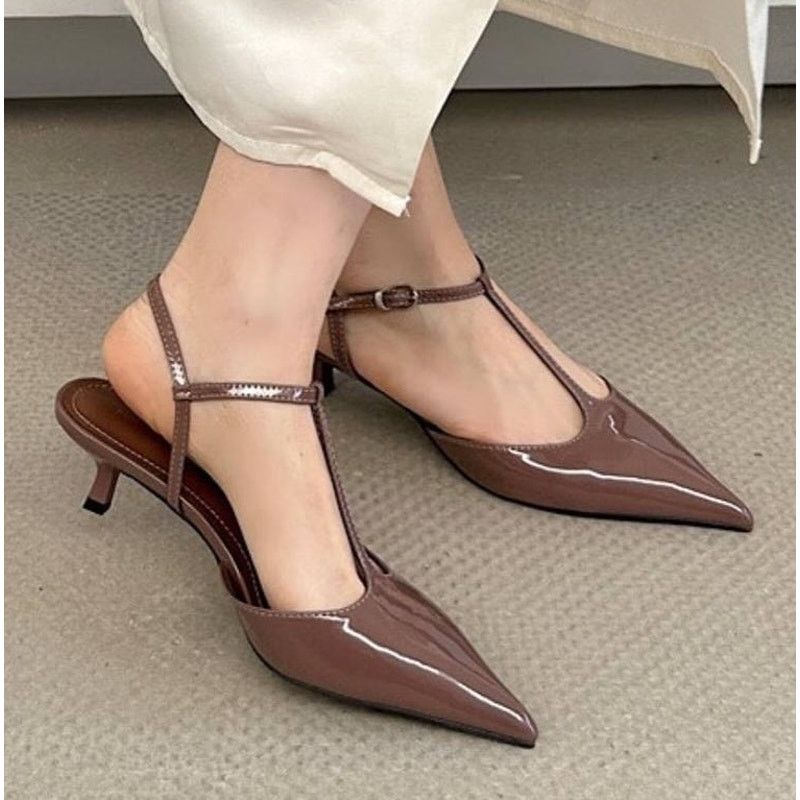 Zara ZARA Faux Patent Leather Heels Size US 10 / IT 40 - 2 Thumbnail