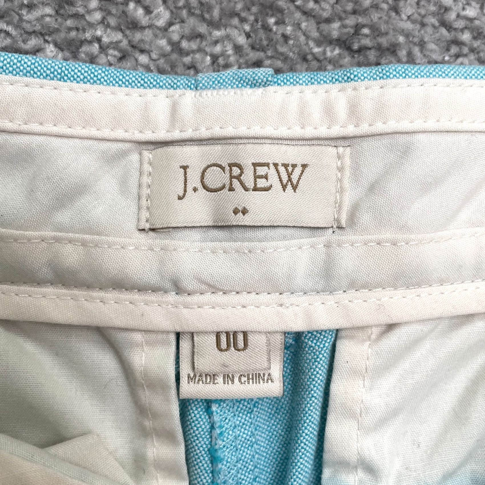 J.Crew J.CREW Bermuda Shorts Women 00 Blue Mid Rise Cotton Pockets Casual 28x2.5 Size 24" / US 00 / IT 34 - 5 Thumbnail