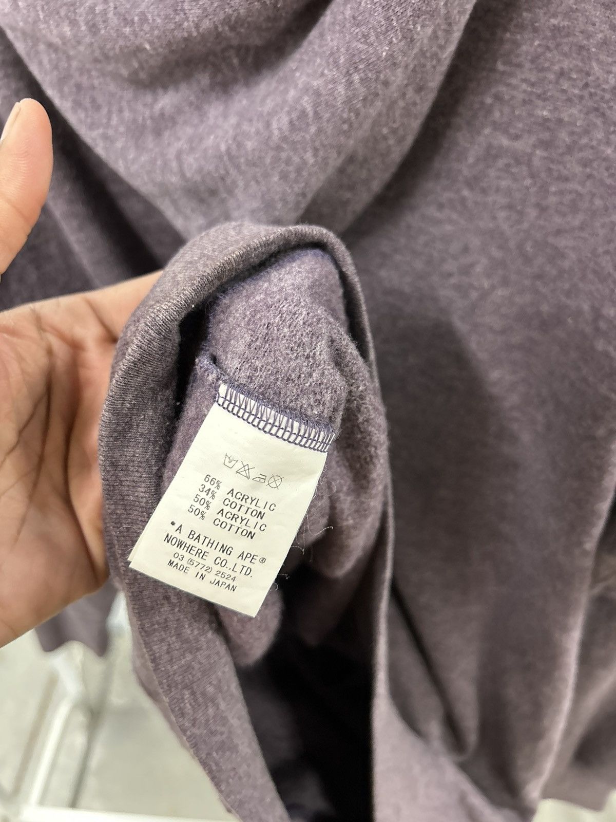 Bape 06 Bape Baby Milo Lavender Zip Up Hoodie Size US L / EU 52-54 / 3 - 5 Thumbnail