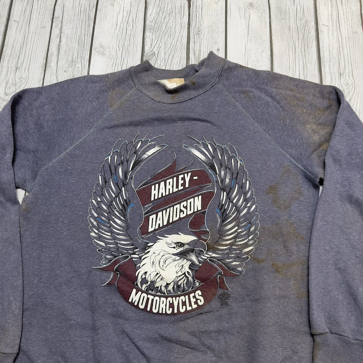 Harley Davidson × Vintage Vintage Harley Davidson sweatshirt Size US M / EU 48-50 / 2 - 3 Thumbnail