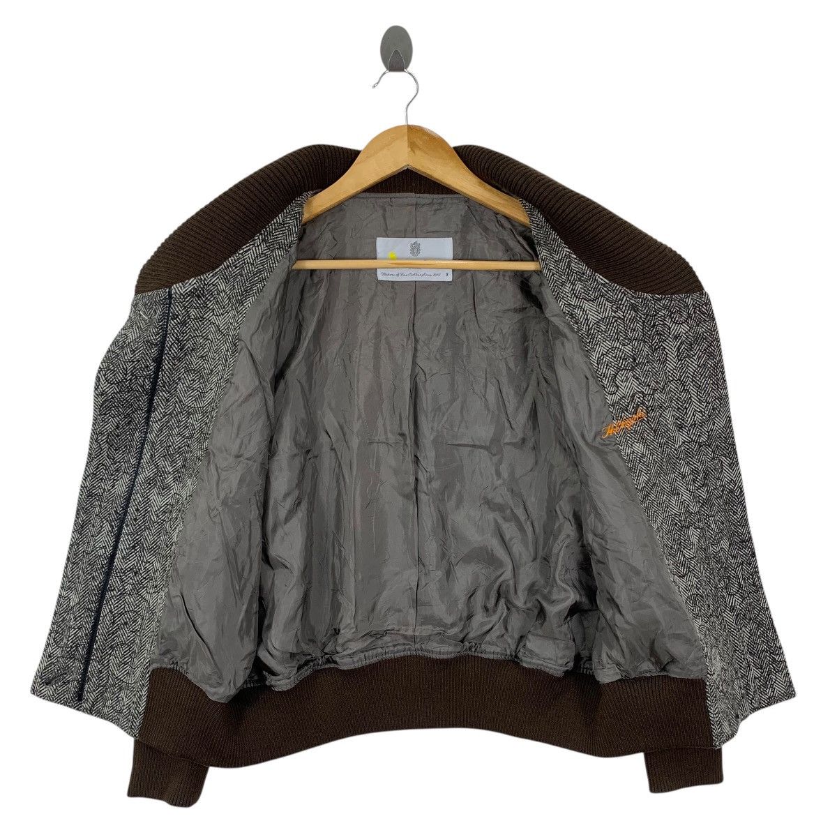 Aquascutum Vintage AQUASCUTUM OF LONDON Flower Overprint Coat Jacket Size L / US 10 / IT 46 - 3 Thumbnail