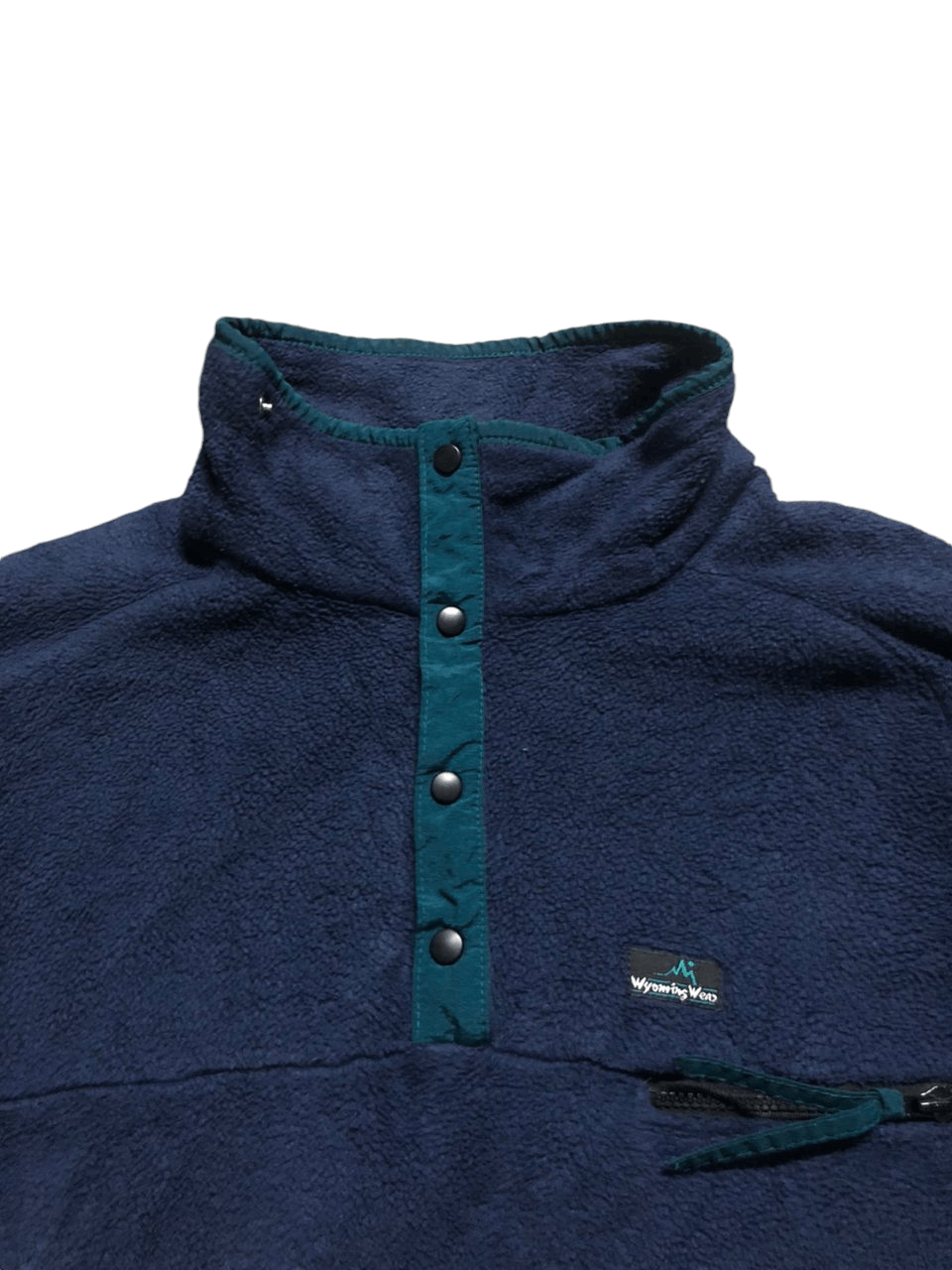Vintage Vintage 90s Wyoming Wear Half Button Fleece Size US M / EU 48-50 / 2 - 3 Thumbnail